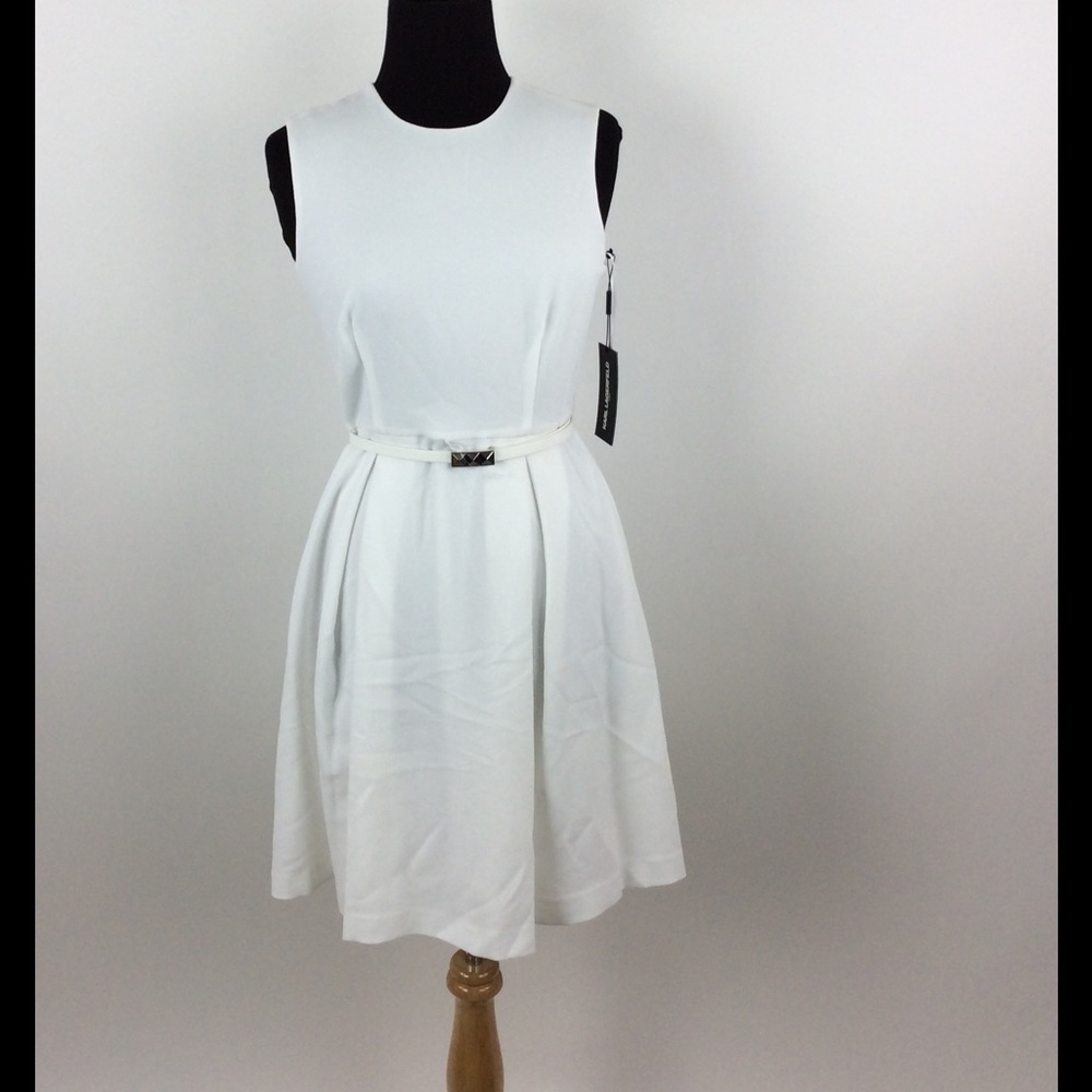 Karl Lagerfeld Fit and Flare A Line Dress